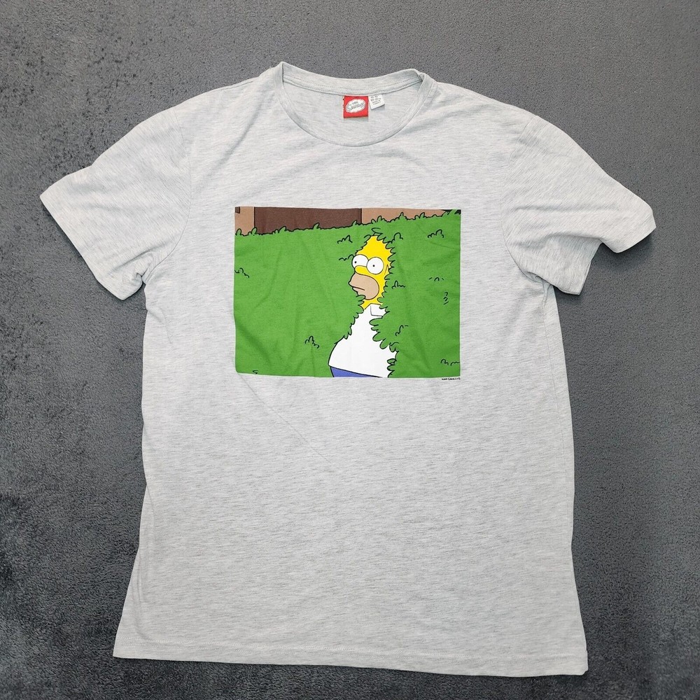Primark Gray Short Sleeve Tee with Cartoon Print
